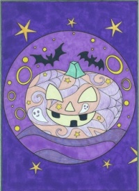 A pumpkin moon