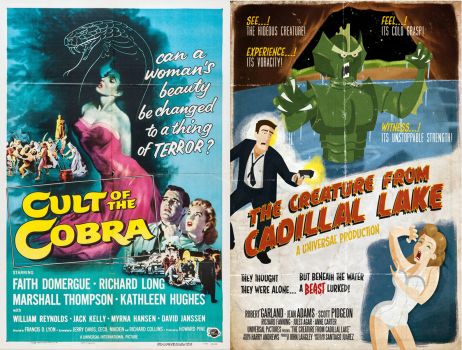 Cult of the Cobra ~ 1955 and The Creature From Cadillal Lake