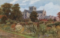 Winchester Cathedral from the Canon's Garden