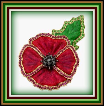 The Garrard Brooch in honor of our fallen heroes this Memorial Day from Rocks to Riches.