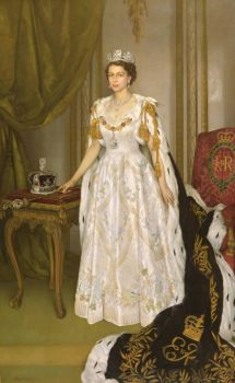 Queen Elizabeth II Coronation Portrait