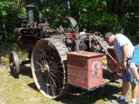 old steam tractor