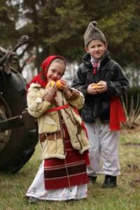 traditional costume from Moldova-Romania