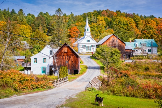 Waits River Village, Vermont, USA
