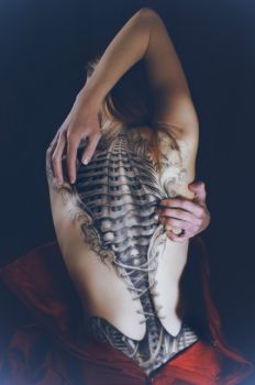 corset tattoo