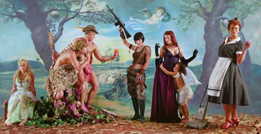 Eleanor Antin - Judgment of Paris (after Rubens) - Light Helen from 'Helens Odyssey' (2007)