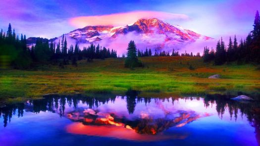 Solve Mountain Lake 2 jigsaw puzzle online with 252 pieces