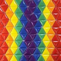 Raindow mosaic triangles