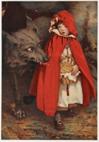 Red riding Hood and the wolf