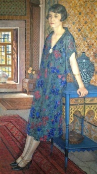 Portrait of a Woman, Tunis - by Alexandre Roubtzoff (1884-1949).