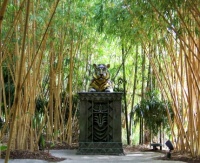 Safari Park - Tiger Statue in Bamboo Path