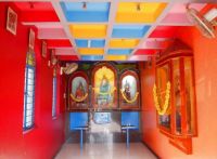 Colorful Interior of Indian Chapel