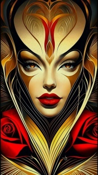 Art Deco Dahlia