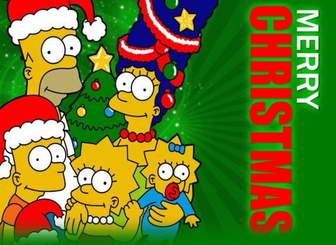 simpsons christmas figures