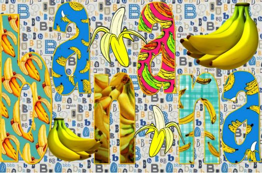 Fruit ABC - B is for banana - large