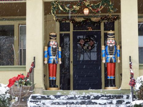 Solve Standing guard jigsaw puzzle online with 20 pieces