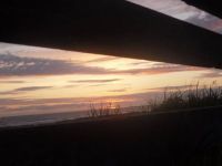sunset over the pacific