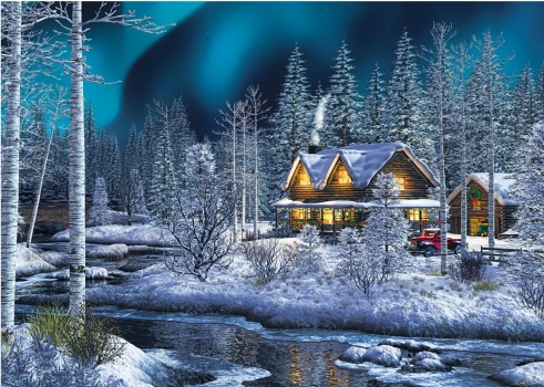 Solve Northern Lights jigsaw puzzle online with 176 pieces