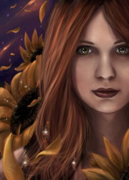 Amy Pond's Sunflowers