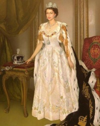 Coronation Portrait of Queen Elizabeth II
