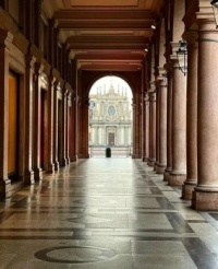 In Turin, Italy  -  18 km (10 miles) of porticos