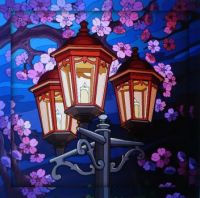 Street lamps . . . . .