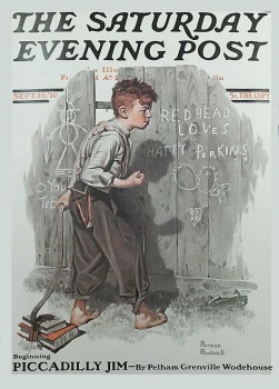 Solve Norman Rockwell jigsaw puzzle online with 20 pieces