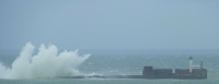 Boulogne-sur-Mer sous la tempête