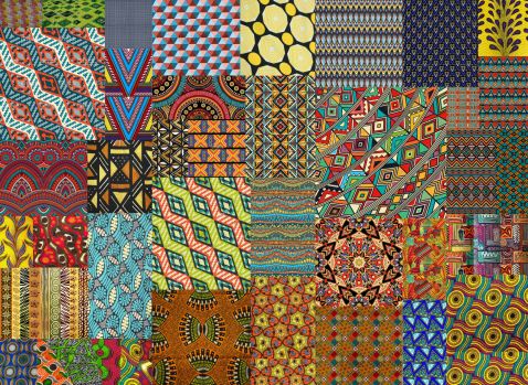 Solve African geometrics jigsaw puzzle online with 494 pieces