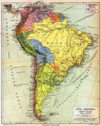 Maps - Süd Amerika 1888