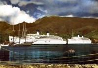 MARIPOSA & MONTEREY Tahiti 1940