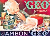 Themes Vintage ads - Jambon Geo
