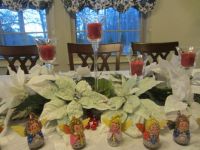 Grandma's Christmas table
