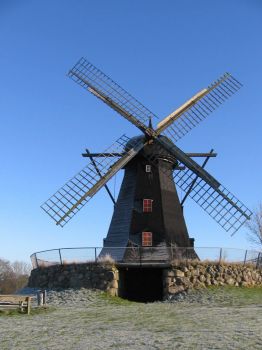 Old Windmill in Södra Sandby, Skåne, Sweden