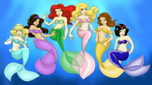 DIsney_Princess_Mermaids_by_kaliedo