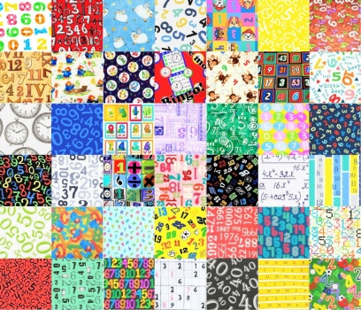 Solve PATCHWORK NUMBERS jigsaw puzzle online with 143 pieces