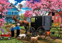 Spring on an Amish Homestead
