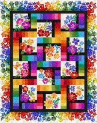 Colorful Flower Quilt