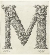 M Libellus Novus Elementorum Latinorum - designed by the Polish goldsmith Jan Christian Bierpfaff
