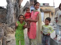 Sourires d'enfants en Inde