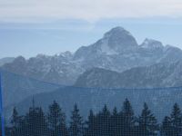 Mangart, views from the Monte Lussari skislope - Višarje, Friuli, Italy