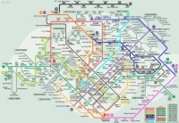 Singapore Metro Rail and Light Rail Map - smaller