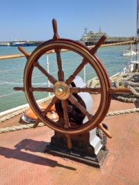 Wheel of the Medway Queen