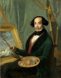 Friedrich Carl Albert Schreuel (Dutch, 1773–1853), Portrait of Raden Syarif Bustaman Saleh (ca 1840)