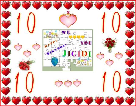 Happy Birthday Jigidi ♥♥♥