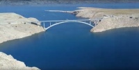 Paški Most - Brücke auf die Insel Pag
