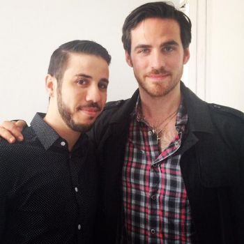 colin and a fan