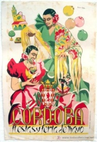 Themes Vintage illustrations/pictures - Cordoba Festival Poster 1957