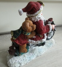 Biker Santa & Teddy....