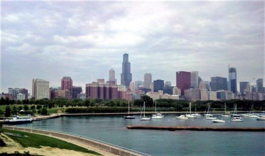 Chicago Skyline at Harbor